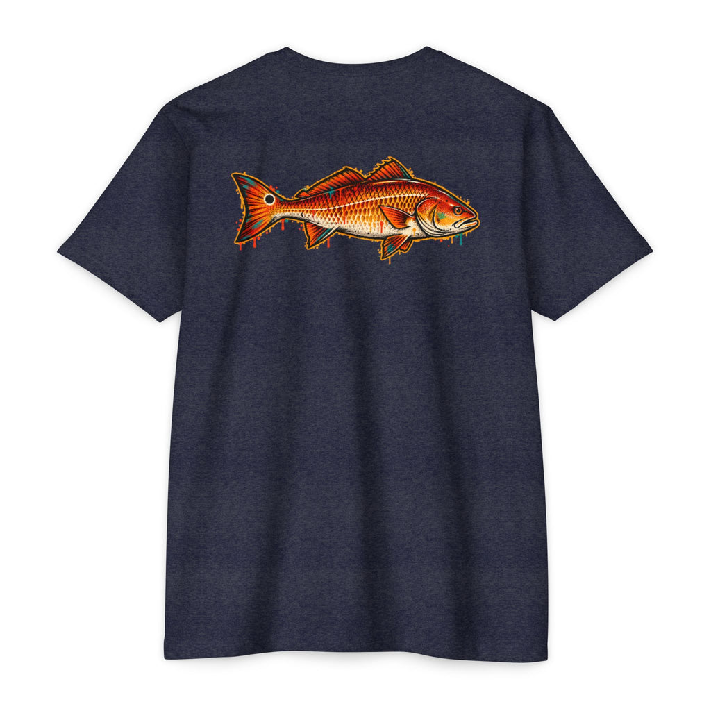 Redfish Graphic T-Shirt — Vintage Saltwater Fishing Tee