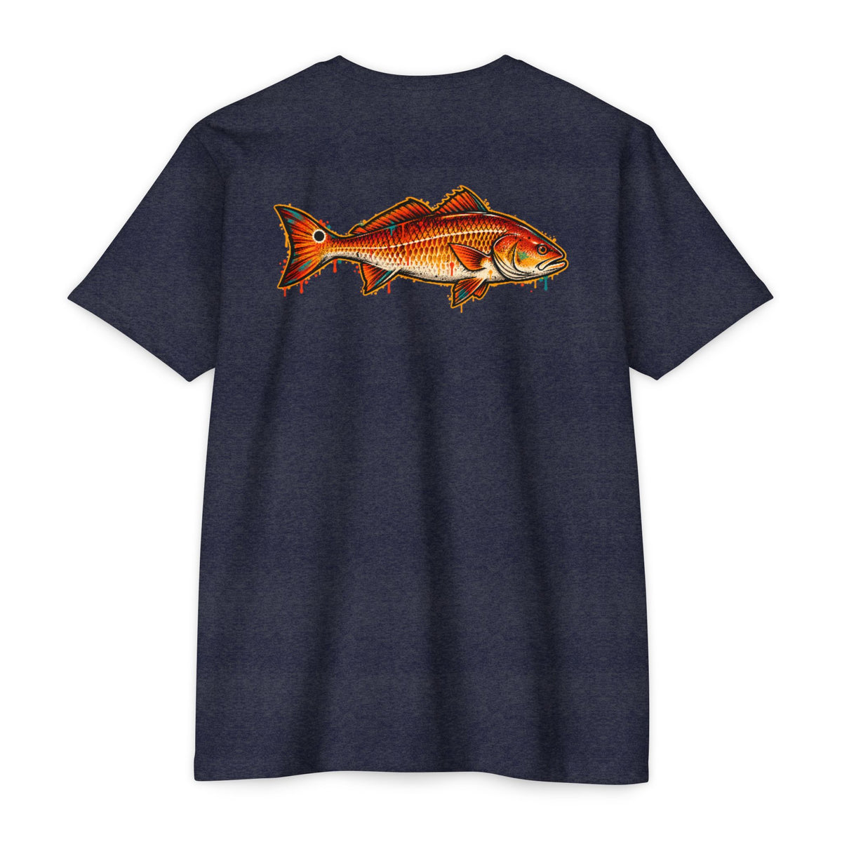 Redfish Graphic T-Shirt — Vintage Saltwater Fishing Tee