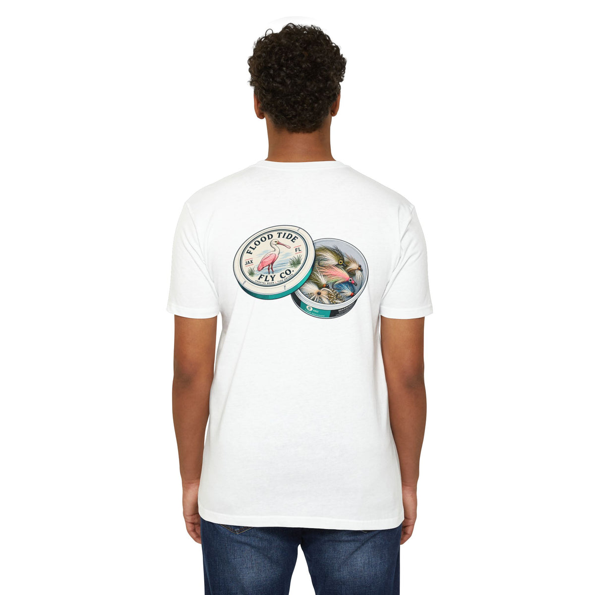 Fly Pouches 9mg T-Shirt — Flood Tide Fly Co. Vintage Fishing Graphic Tee