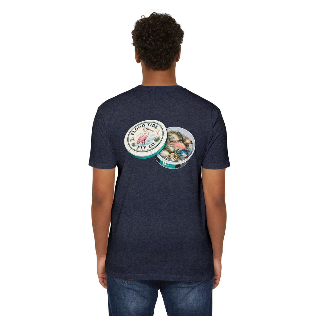 Fly Pouches 9mg T-Shirt — Flood Tide Fly Co. Vintage Fishing Graphic Tee