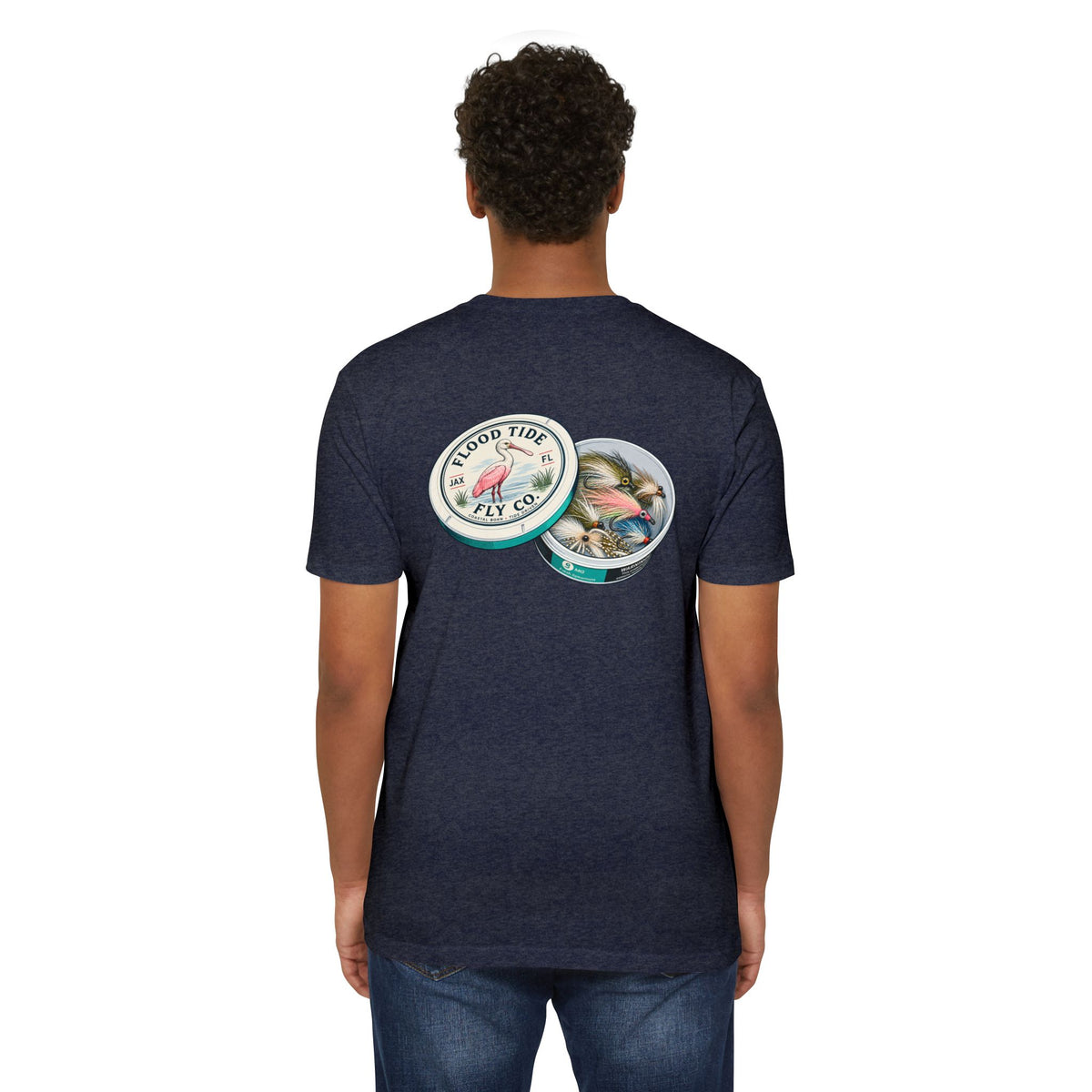 Fly Pouches 9mg T-Shirt — Flood Tide Fly Co. Vintage Fishing Graphic Tee