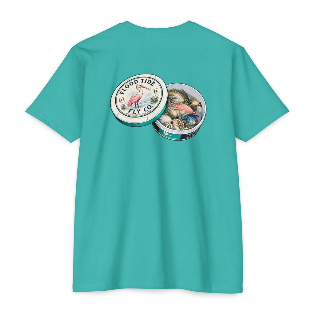 Fly Pouches 9mg T-Shirt — Flood Tide Fly Co. Vintage Fishing Graphic Tee