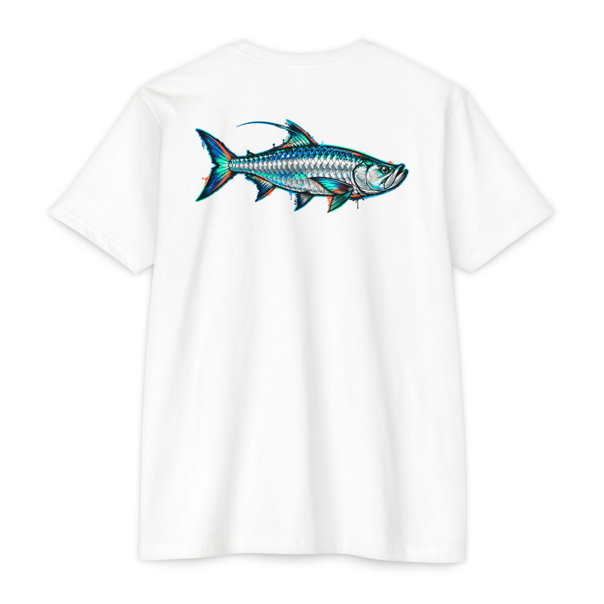 Tarpon Fish Graphic T-Shirt — Coastal Fishing Tee for Anglers