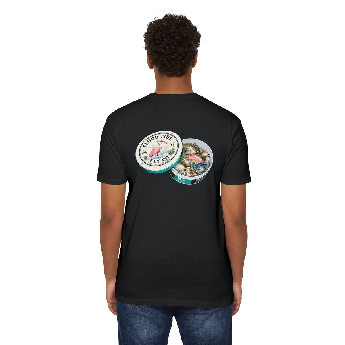 Fly Pouches 9mg T-Shirt — Flood Tide Fly Co. Vintage Fishing Graphic Tee