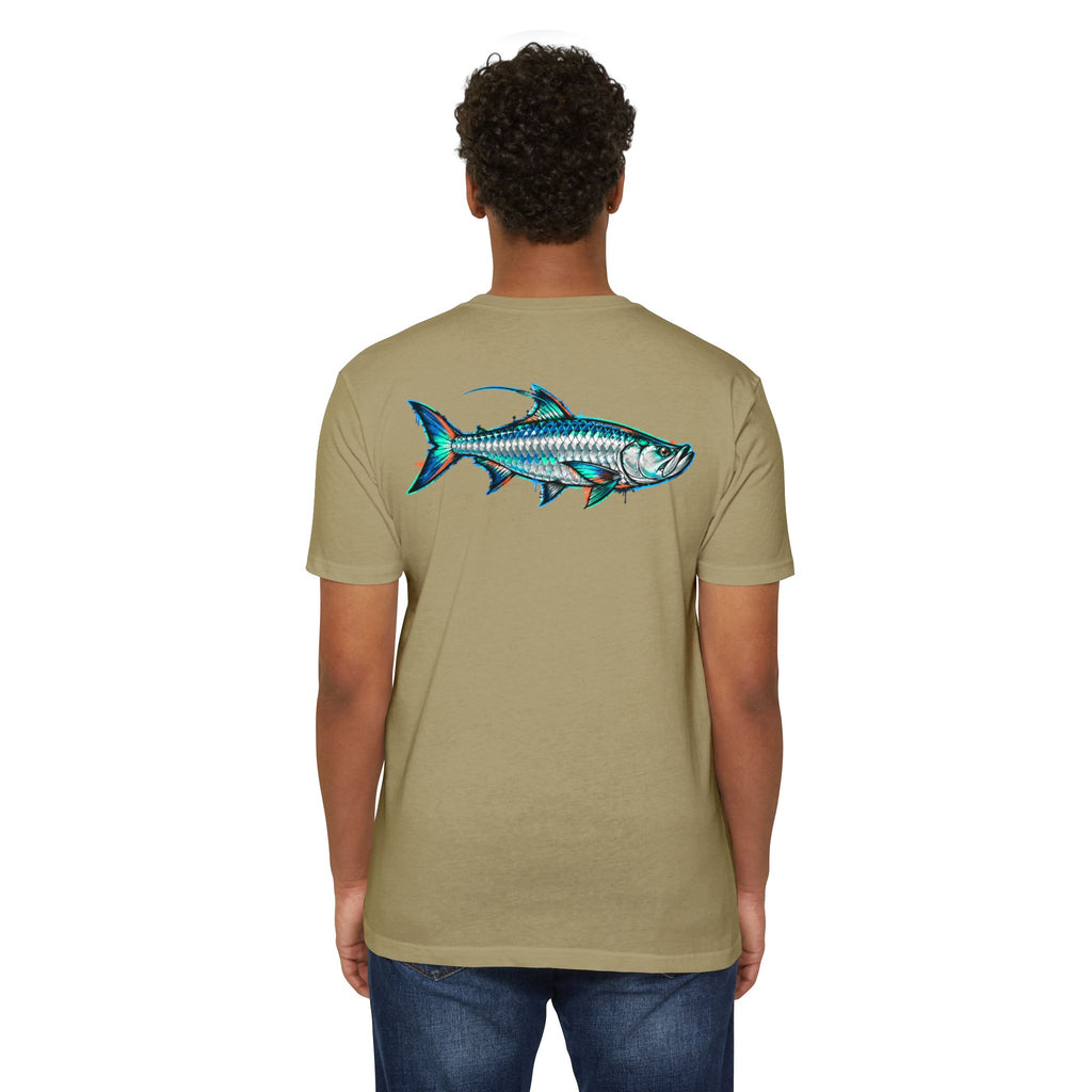 Tarpon Fish Graphic T-Shirt — Coastal Fishing Tee for Anglers