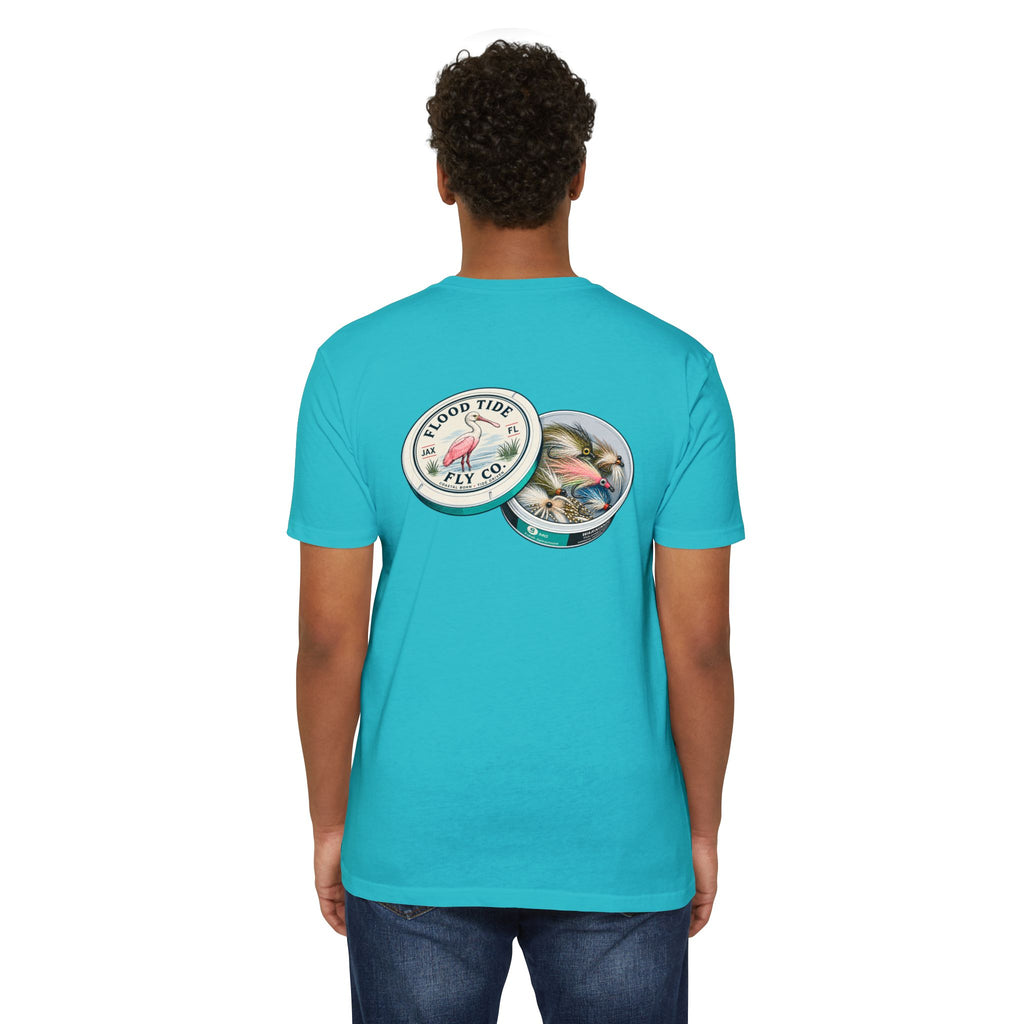Fly Pouches 9mg T-Shirt — Flood Tide Fly Co. Vintage Fishing Graphic Tee
