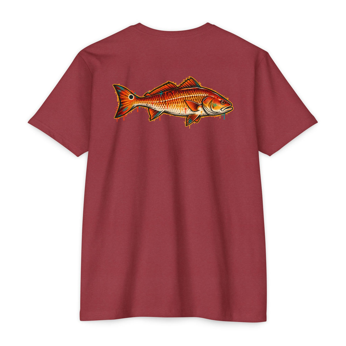 Redfish Graphic T-Shirt — Vintage Saltwater Fishing Tee