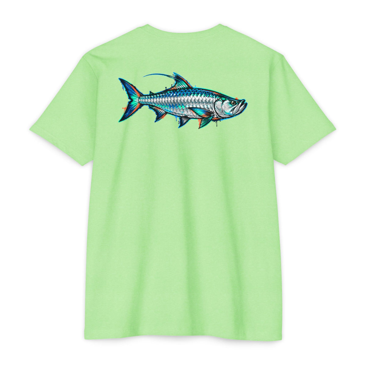 Tarpon Fish Graphic T-Shirt — Coastal Fishing Tee for Anglers