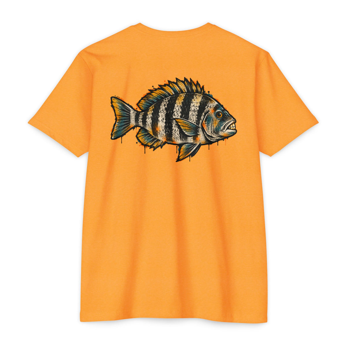 Sheepshead Fish Graphic T-Shirt – Coastal Fishing Shirt