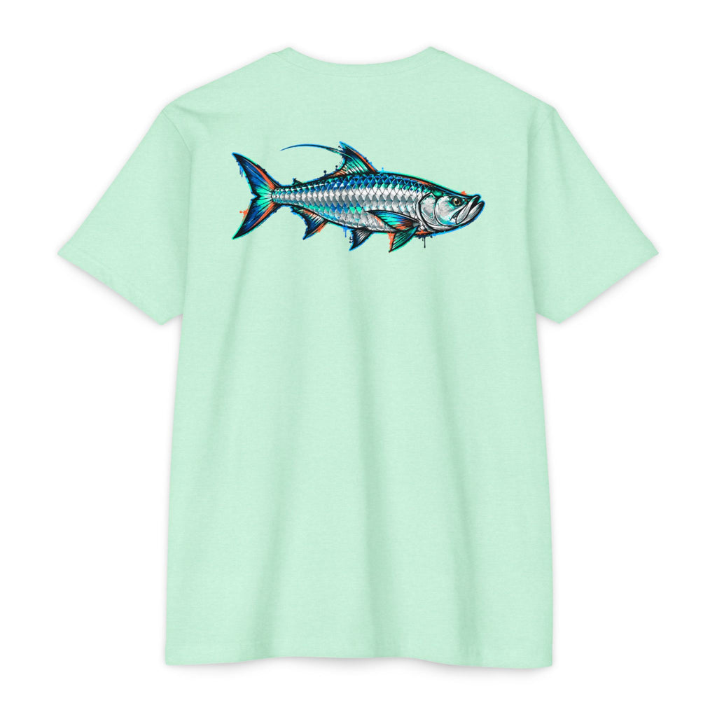 Tarpon Fish Graphic T-Shirt — Coastal Fishing Tee for Anglers