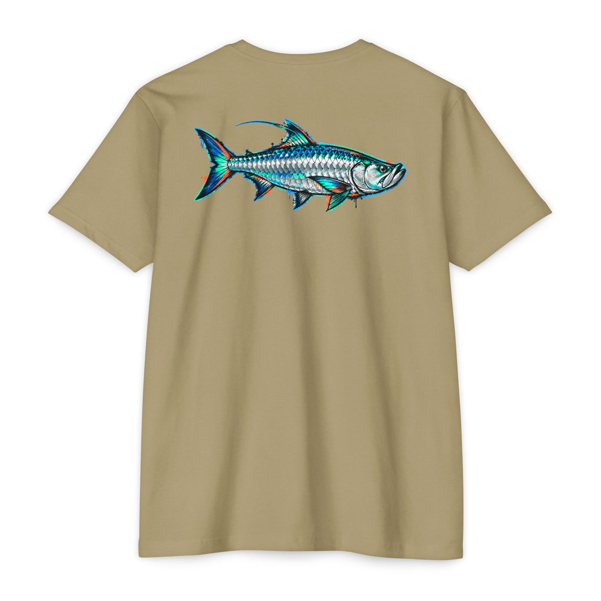 Tarpon Fish Graphic T-Shirt — Coastal Fishing Tee for Anglers
