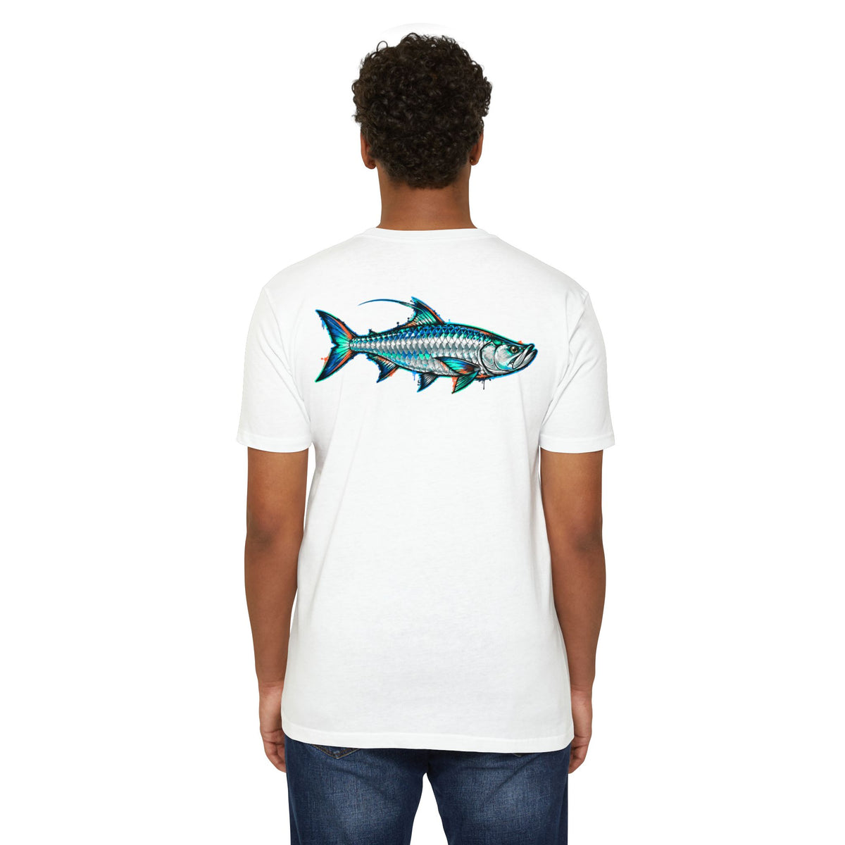 Tarpon Fish Graphic T-Shirt — Coastal Fishing Tee for Anglers