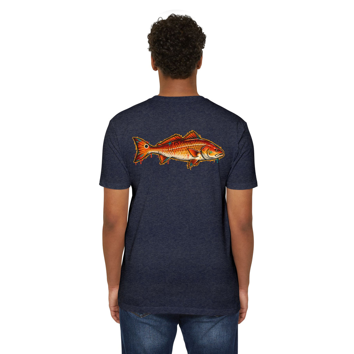 Redfish Graphic T-Shirt — Vintage Saltwater Fishing Tee