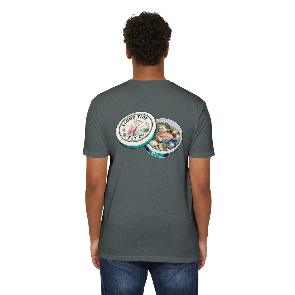 Fly Pouches 9mg T-Shirt — Flood Tide Fly Co. Vintage Fishing Graphic Tee