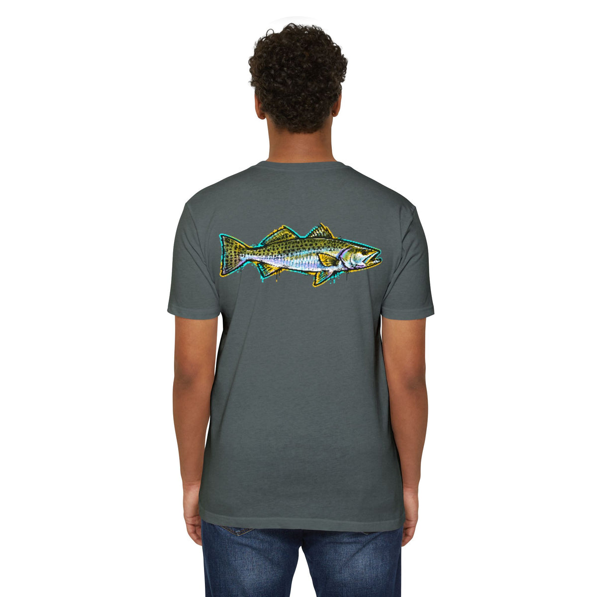 Spotted Sea-Trout Fish Tee — Vintage-Style Fishing T-Shirt