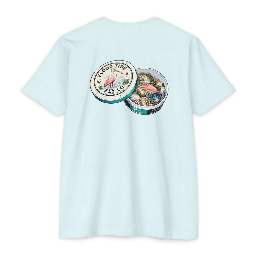Fly Pouches 9mg T-Shirt — Flood Tide Fly Co. Vintage Fishing Graphic Tee