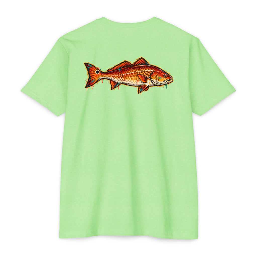 Redfish Graphic T-Shirt — Vintage Saltwater Fishing Tee