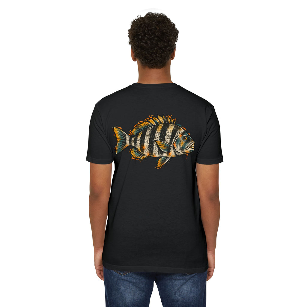Sheepshead Fish Graphic T-Shirt – Coastal Fishing Shirt