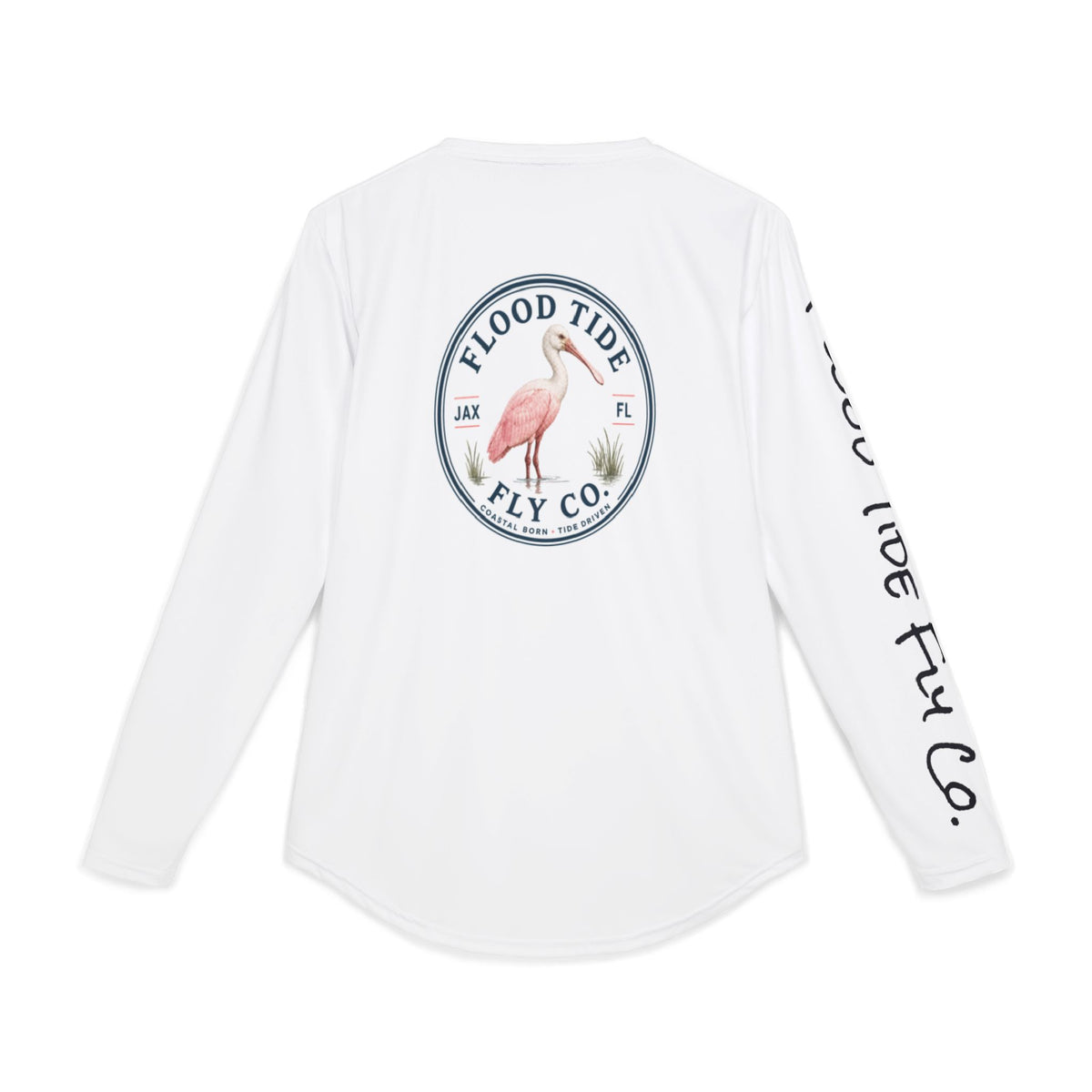Men's UV Long Sleeve Shirt — Flood Tide Fly Co. Pelican Fishing Sun Shirt