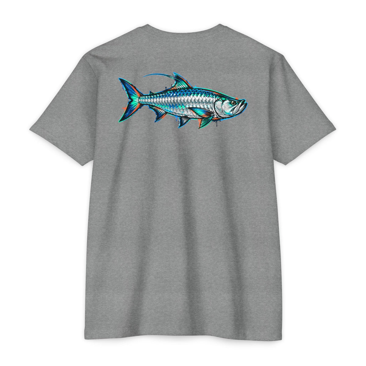 Tarpon Fish Graphic T-Shirt — Coastal Fishing Tee for Anglers