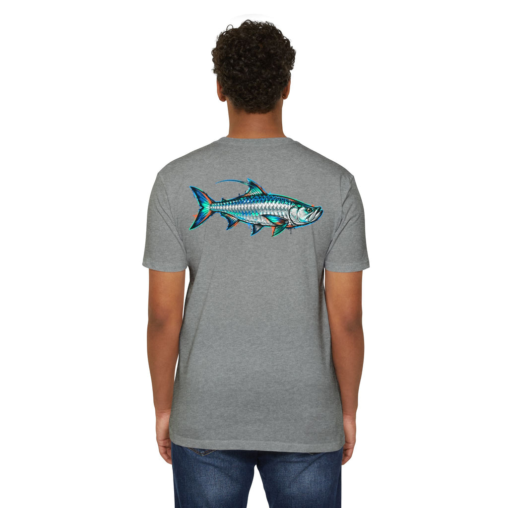 Tarpon Fish Graphic T-Shirt — Coastal Fishing Tee for Anglers