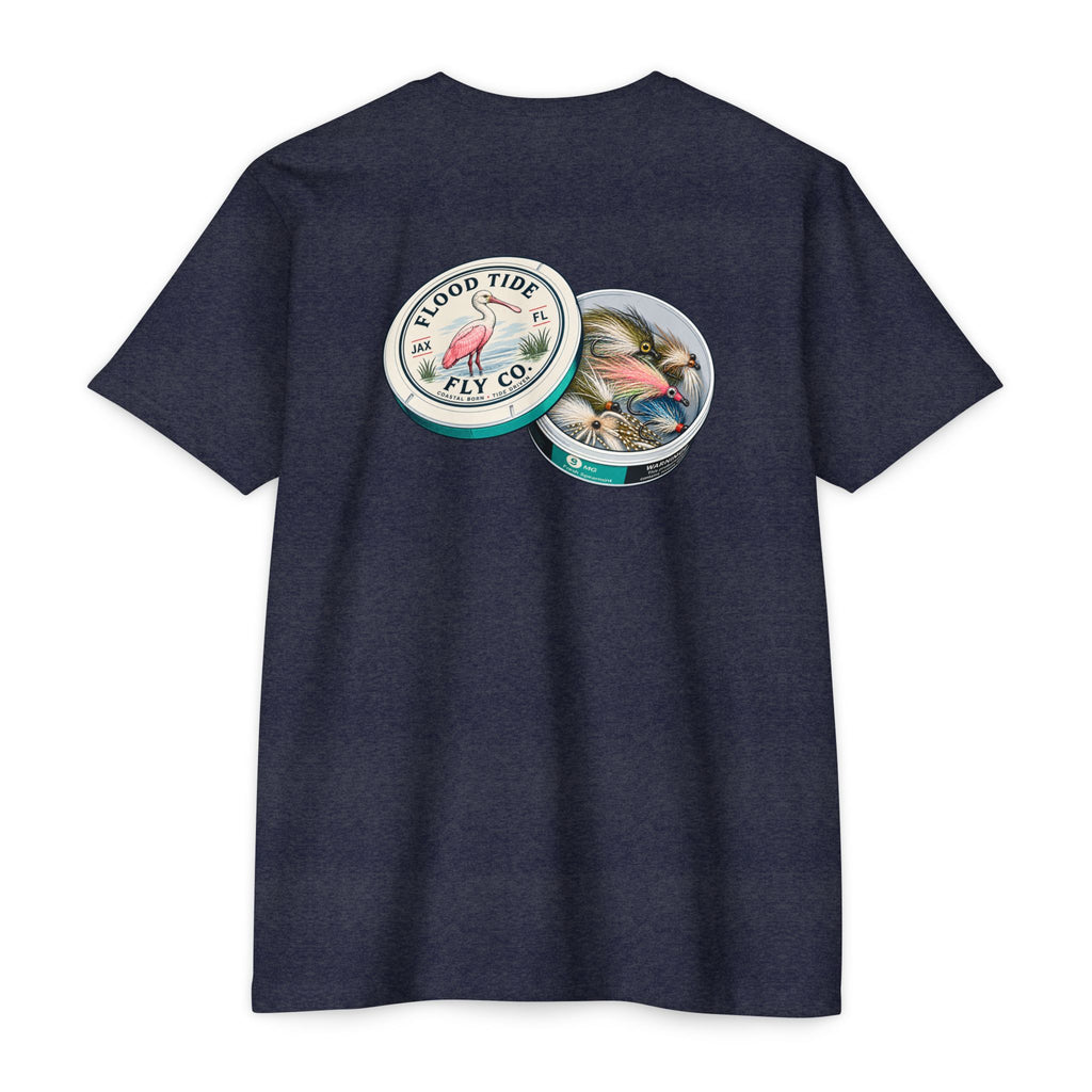 Fly Pouches 9mg T-Shirt — Flood Tide Fly Co. Vintage Fishing Graphic Tee