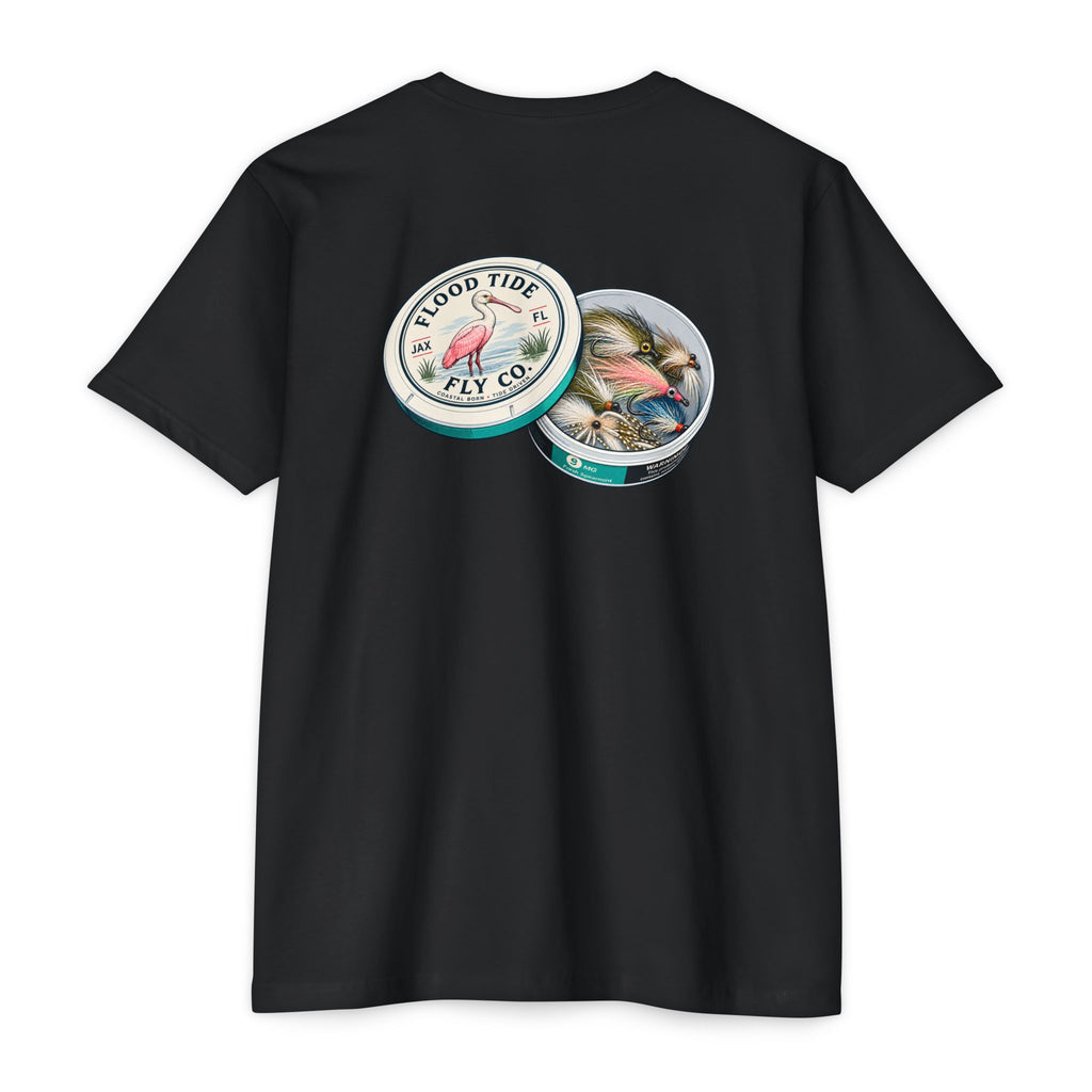 Fly Pouches 9mg T-Shirt — Flood Tide Fly Co. Vintage Fishing Graphic Tee