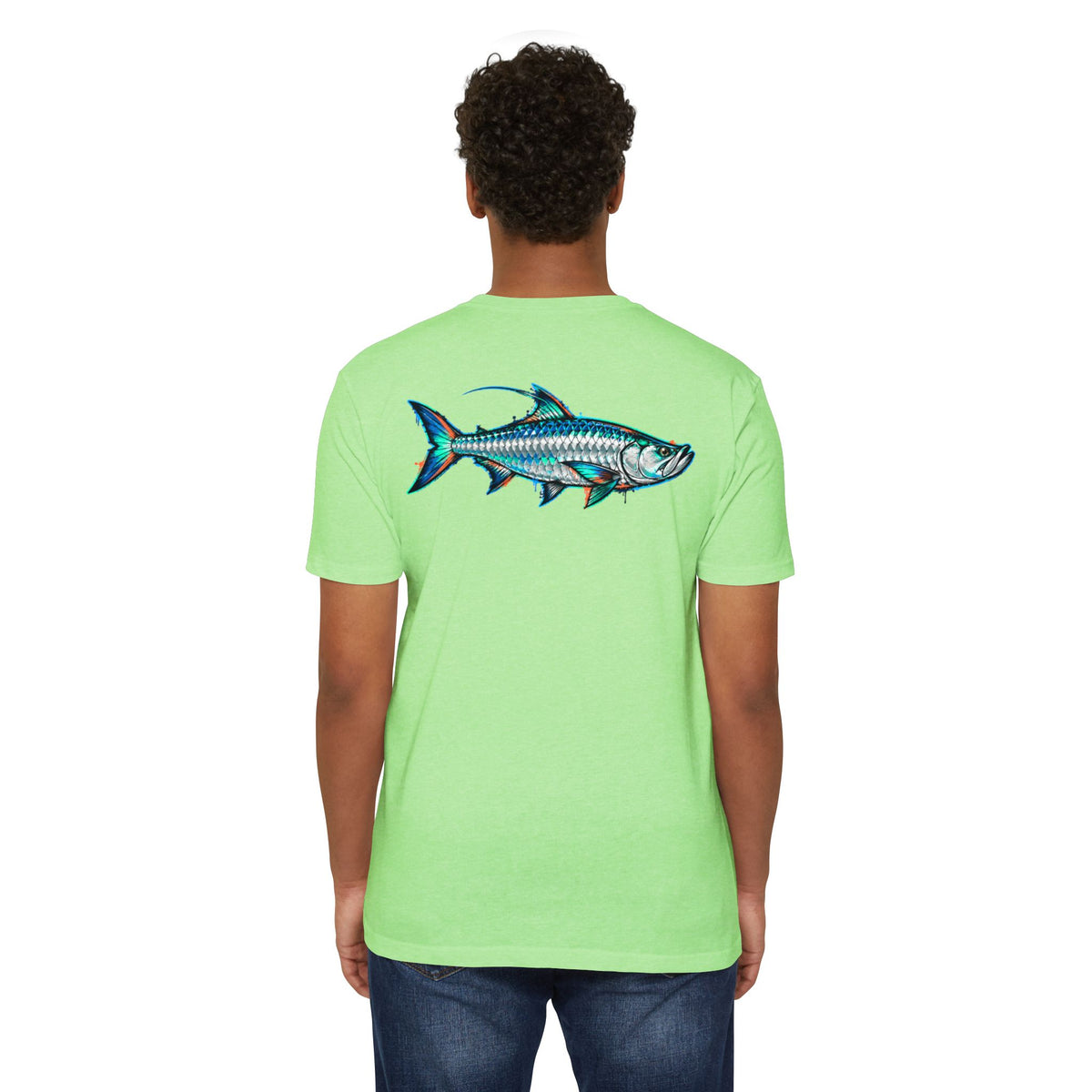 Tarpon Fish Graphic T-Shirt — Coastal Fishing Tee for Anglers