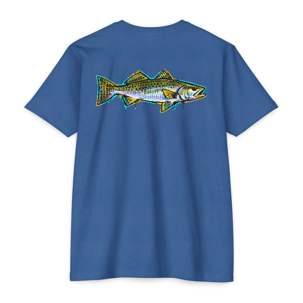 Spotted Sea-Trout Fish Tee — Vintage-Style Fishing T-Shirt