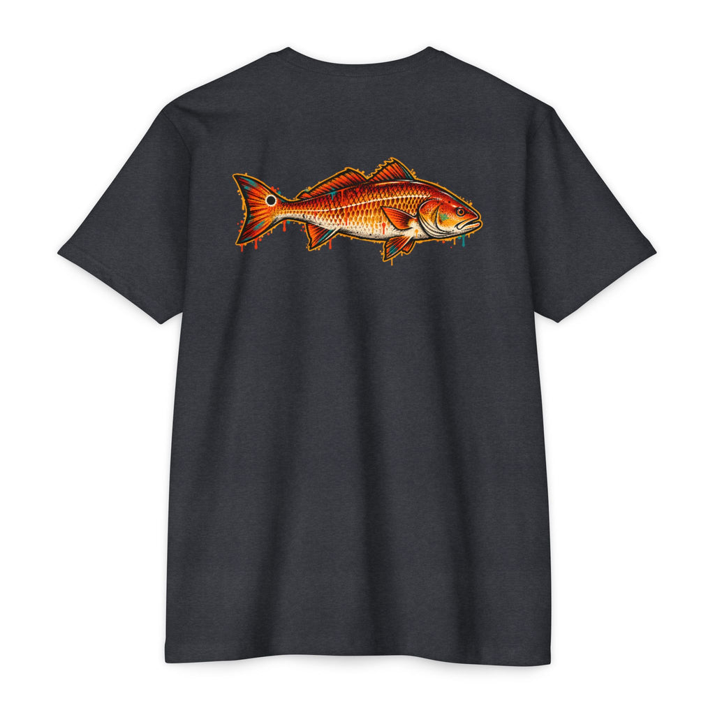 Redfish Graphic T-Shirt — Vintage Saltwater Fishing Tee
