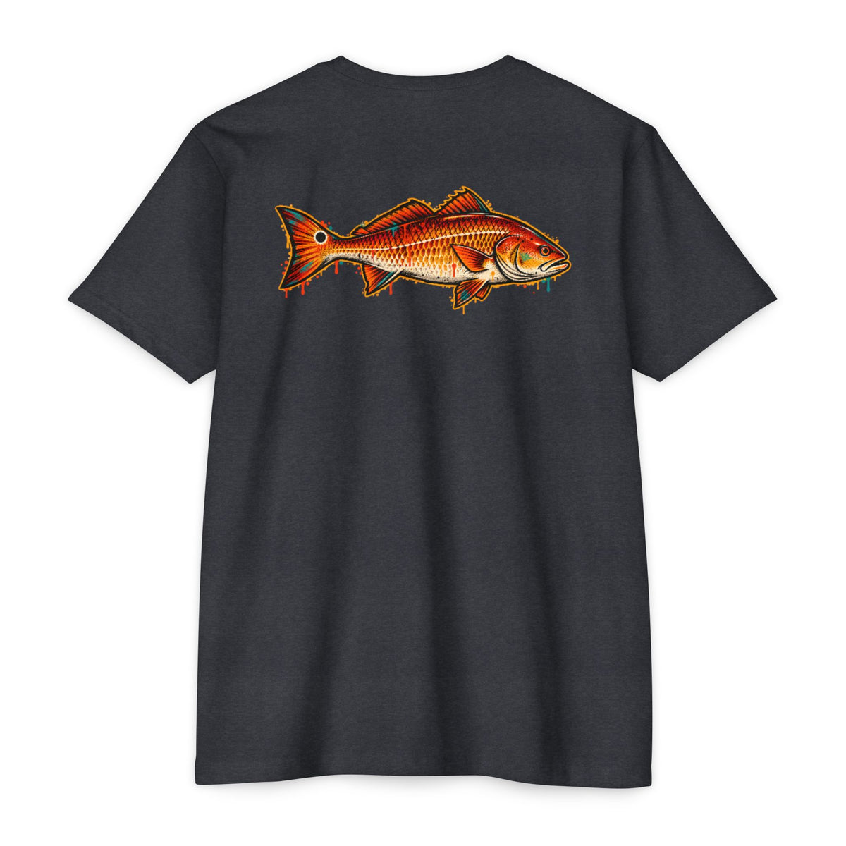 Redfish Graphic T-Shirt — Vintage Saltwater Fishing Tee