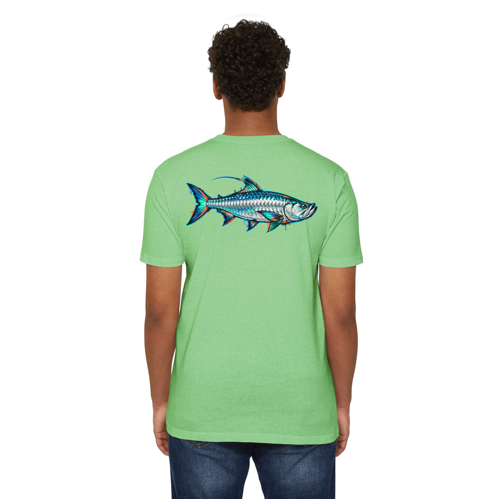 Tarpon Fish Graphic T-Shirt — Coastal Fishing Tee for Anglers