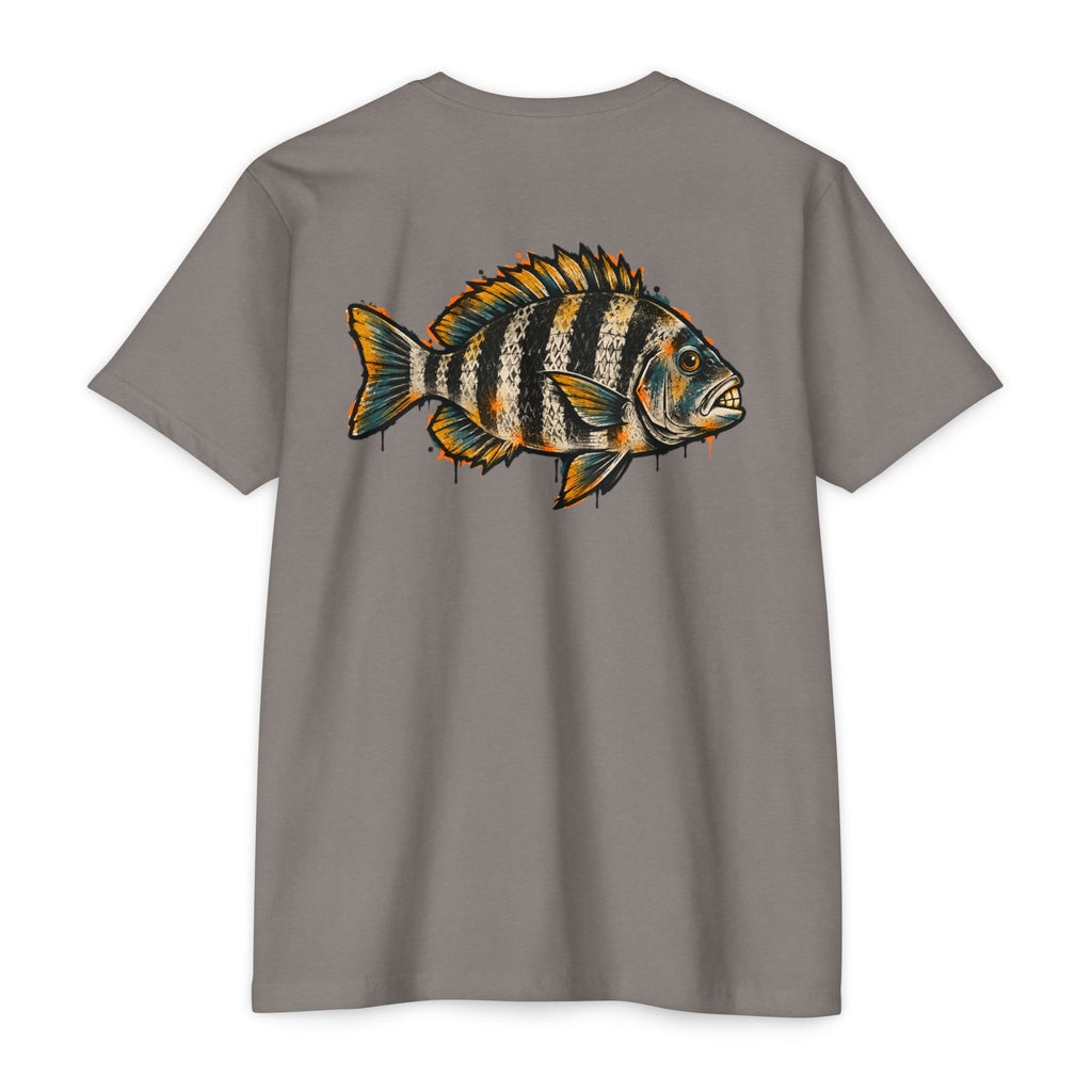 Sheepshead Fish Graphic T-Shirt – Coastal Fishing Shirt