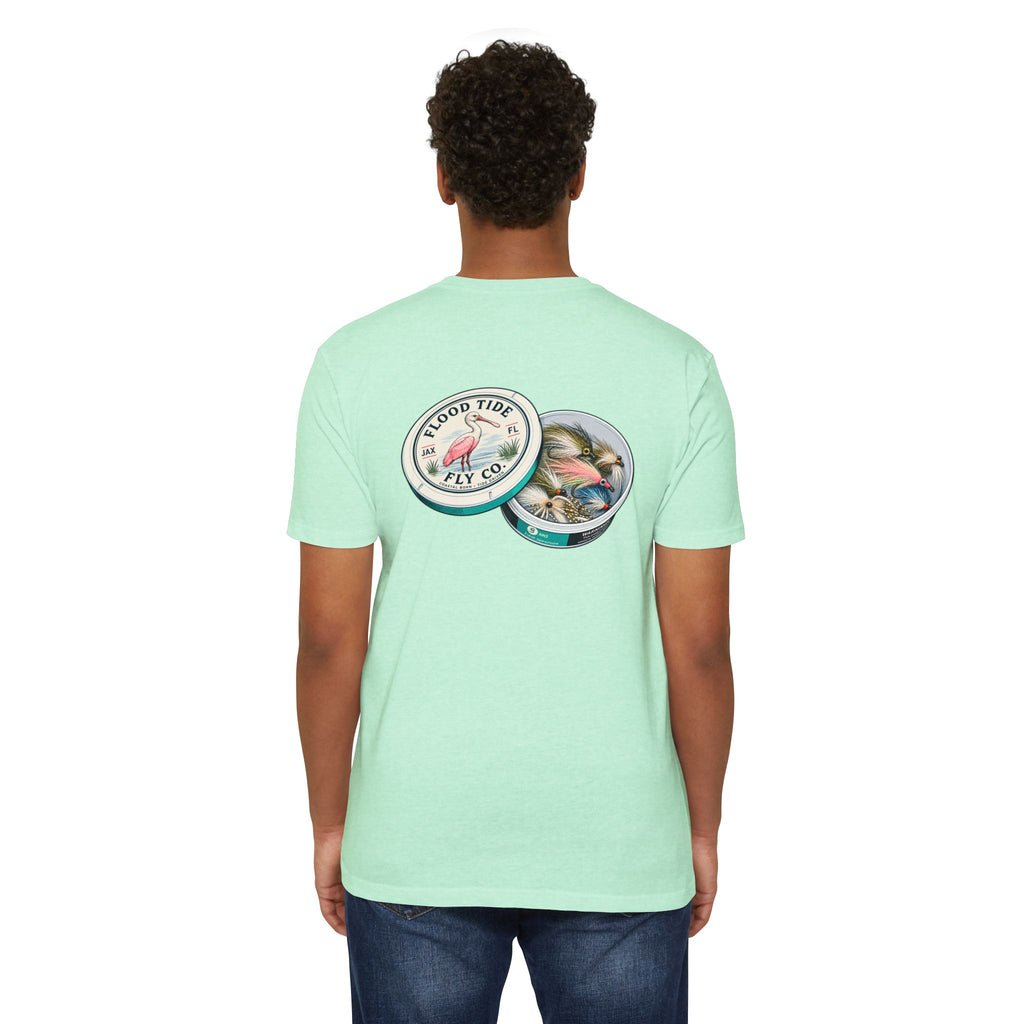 Fly Pouches 9mg T-Shirt — Flood Tide Fly Co. Vintage Fishing Graphic Tee
