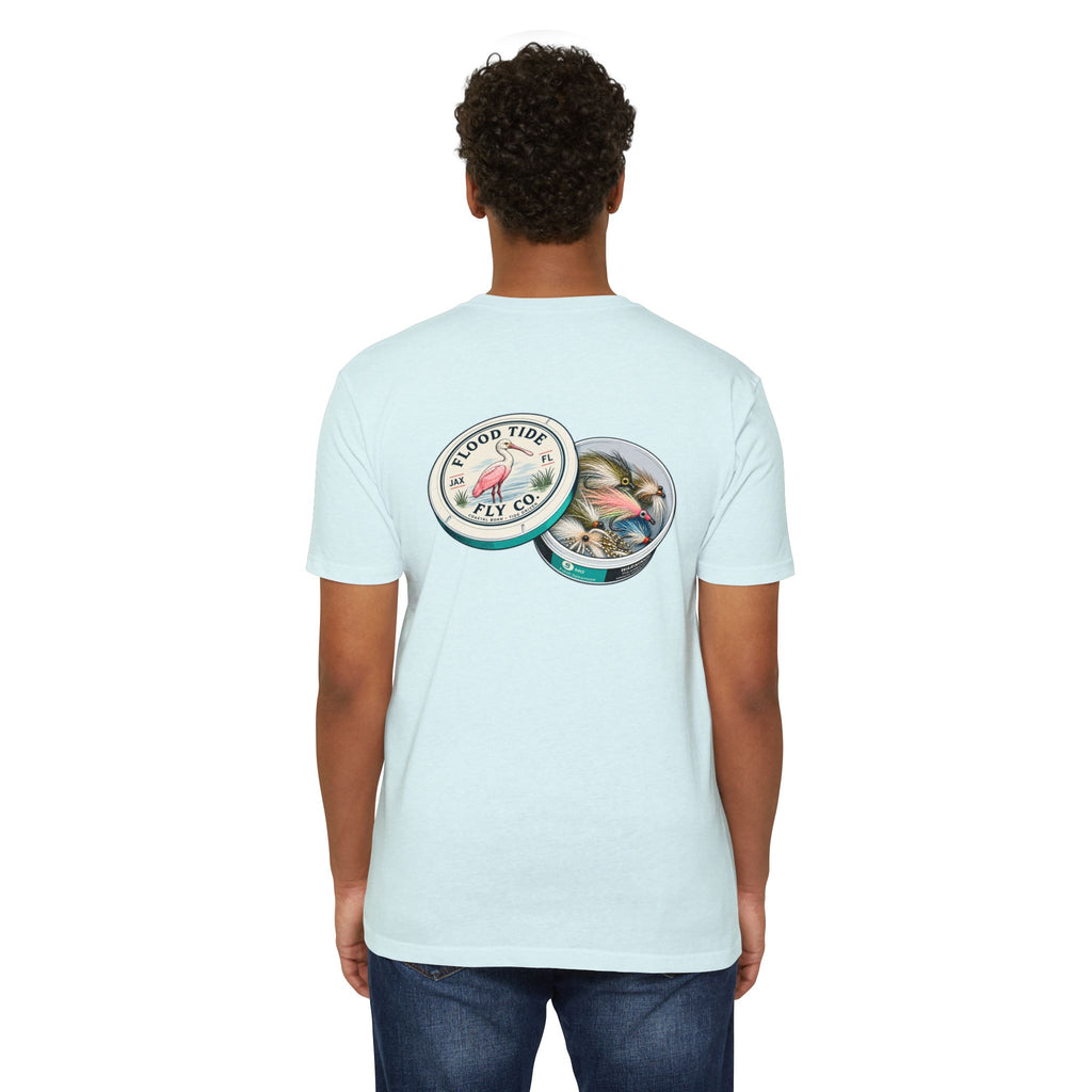 Fly Pouches 9mg T-Shirt — Flood Tide Fly Co. Vintage Fishing Graphic Tee