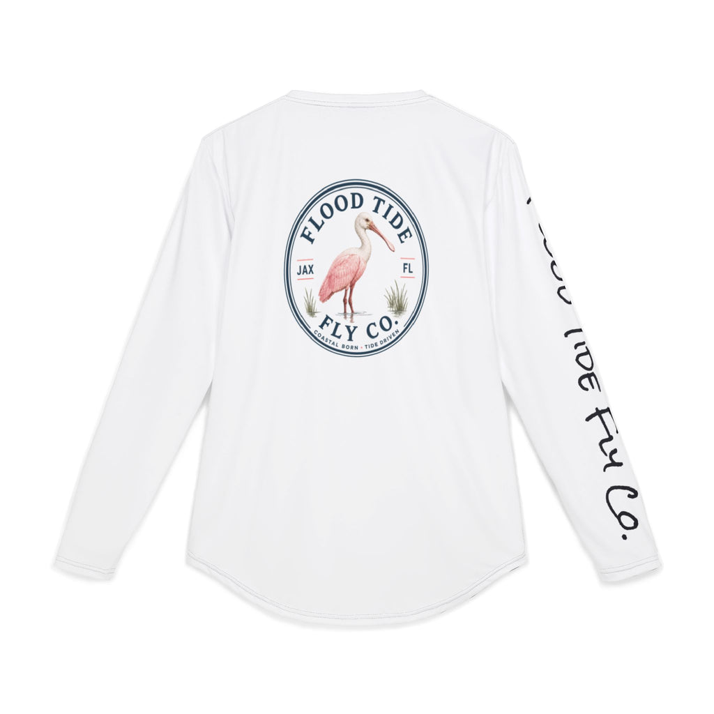 Men's UV Long Sleeve Shirt — Flood Tide Fly Co. Pelican Fishing Sun Shirt