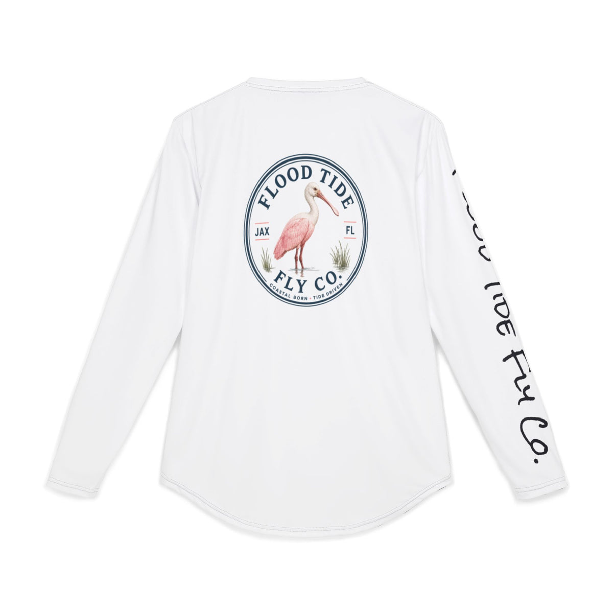 Men's UV Long Sleeve Shirt — Flood Tide Fly Co. Pelican Fishing Sun Shirt