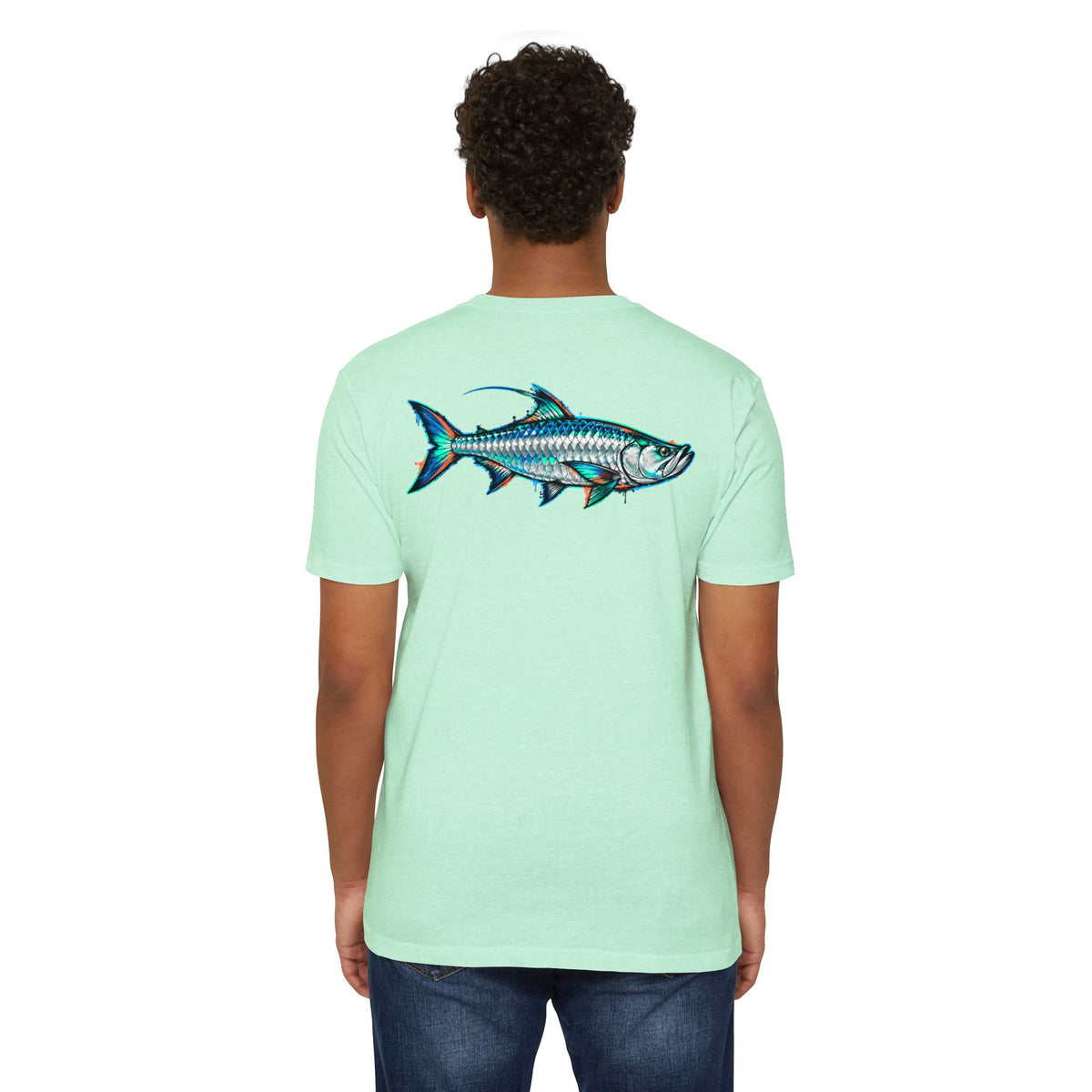 Tarpon Fish Graphic T-Shirt — Coastal Fishing Tee for Anglers