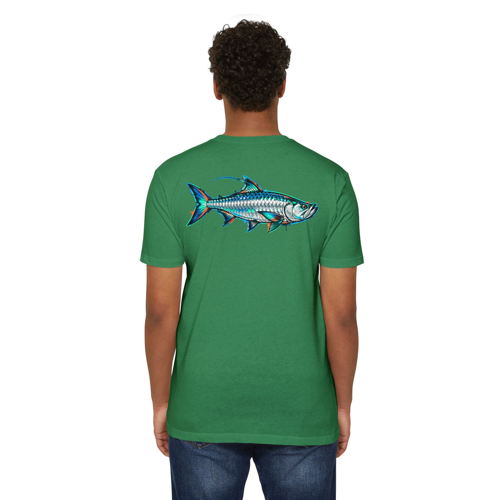 Tarpon Fish Graphic T-Shirt — Coastal Fishing Tee for Anglers