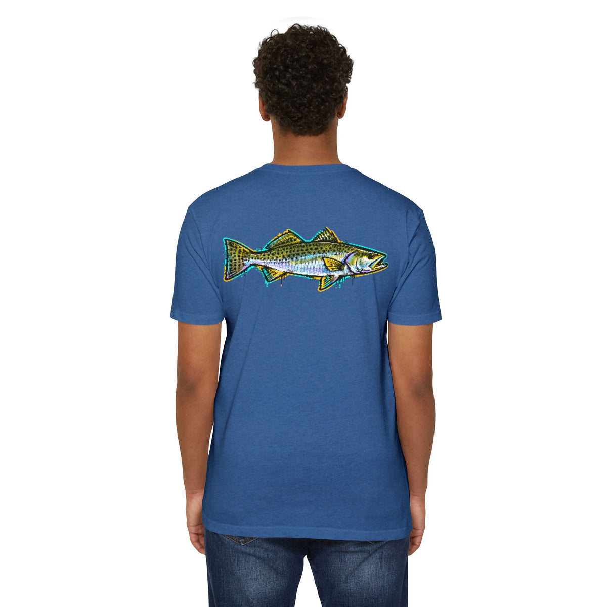 Spotted Sea-Trout Fish Tee — Vintage-Style Fishing T-Shirt