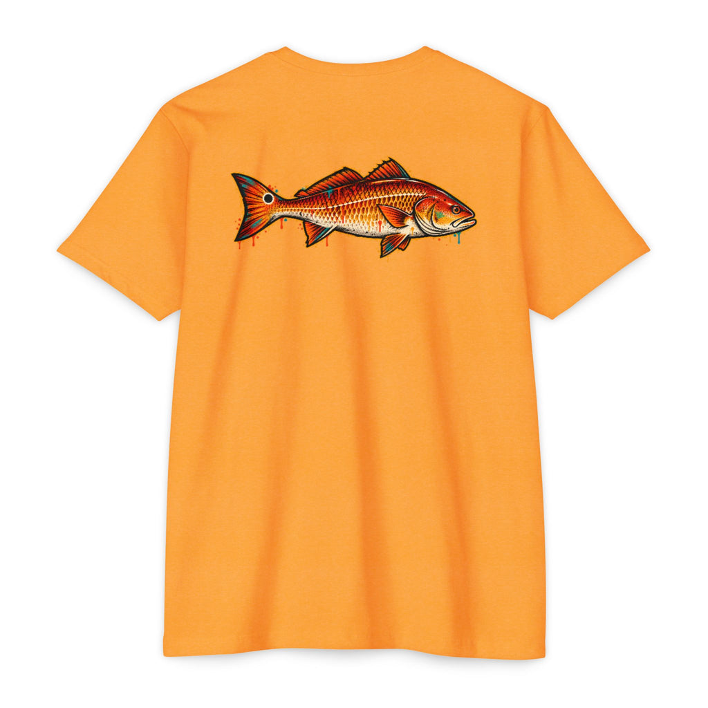 Redfish Graphic T-Shirt — Vintage Saltwater Fishing Tee