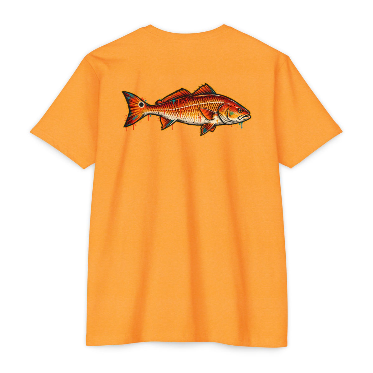 Redfish Graphic T-Shirt — Vintage Saltwater Fishing Tee