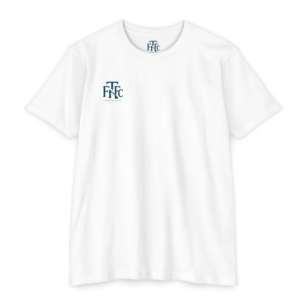 Fly Pouches 9mg T-Shirt — Flood Tide Fly Co. Vintage Fishing Graphic Tee